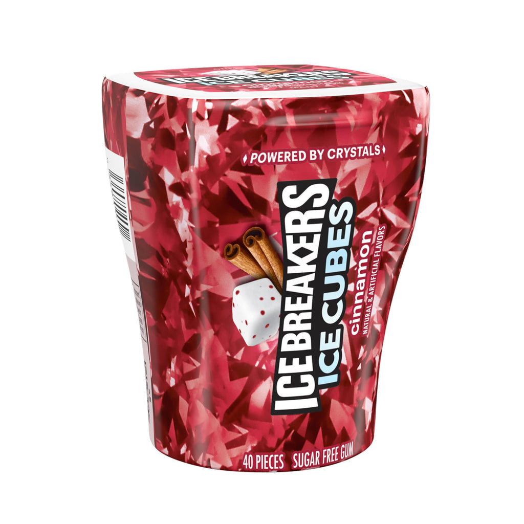 Ice Breakers Ice Cubes Cinnamon Sugar Free Gum 40 Pcs (Best Before : sep 2026)