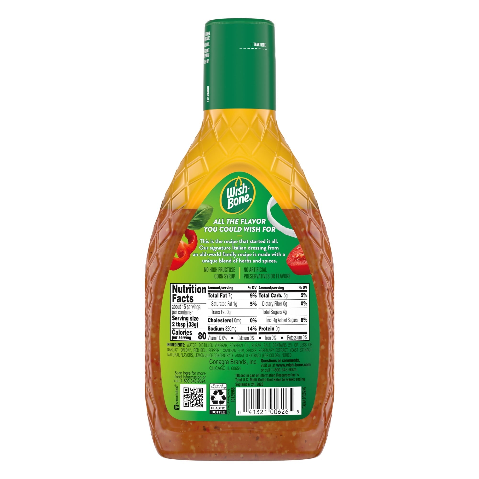 Wish Bone Italian Dressing 444ml (Best Before Date July 2025)