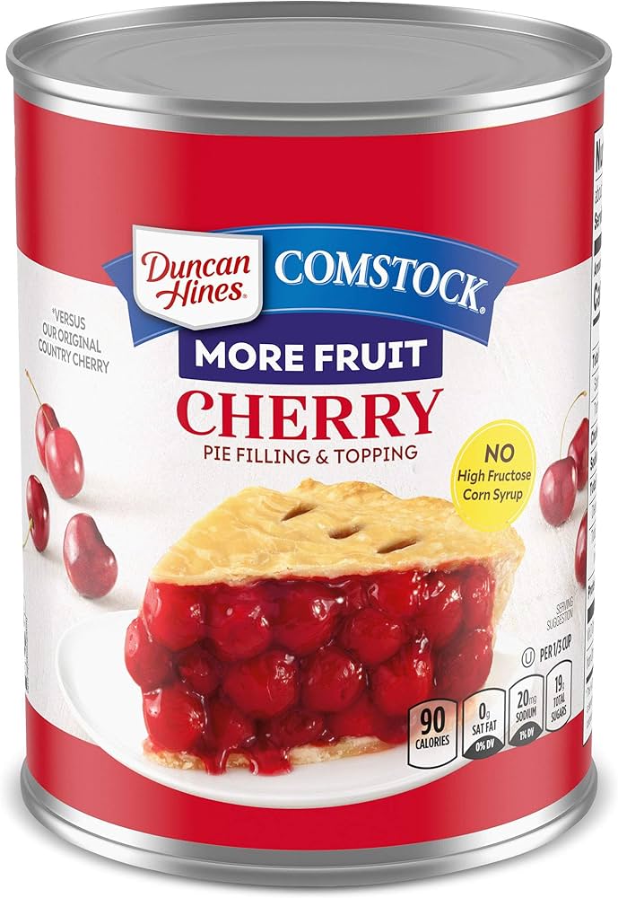 Duncan Hines Comstock Cherry Pie Filling 595g