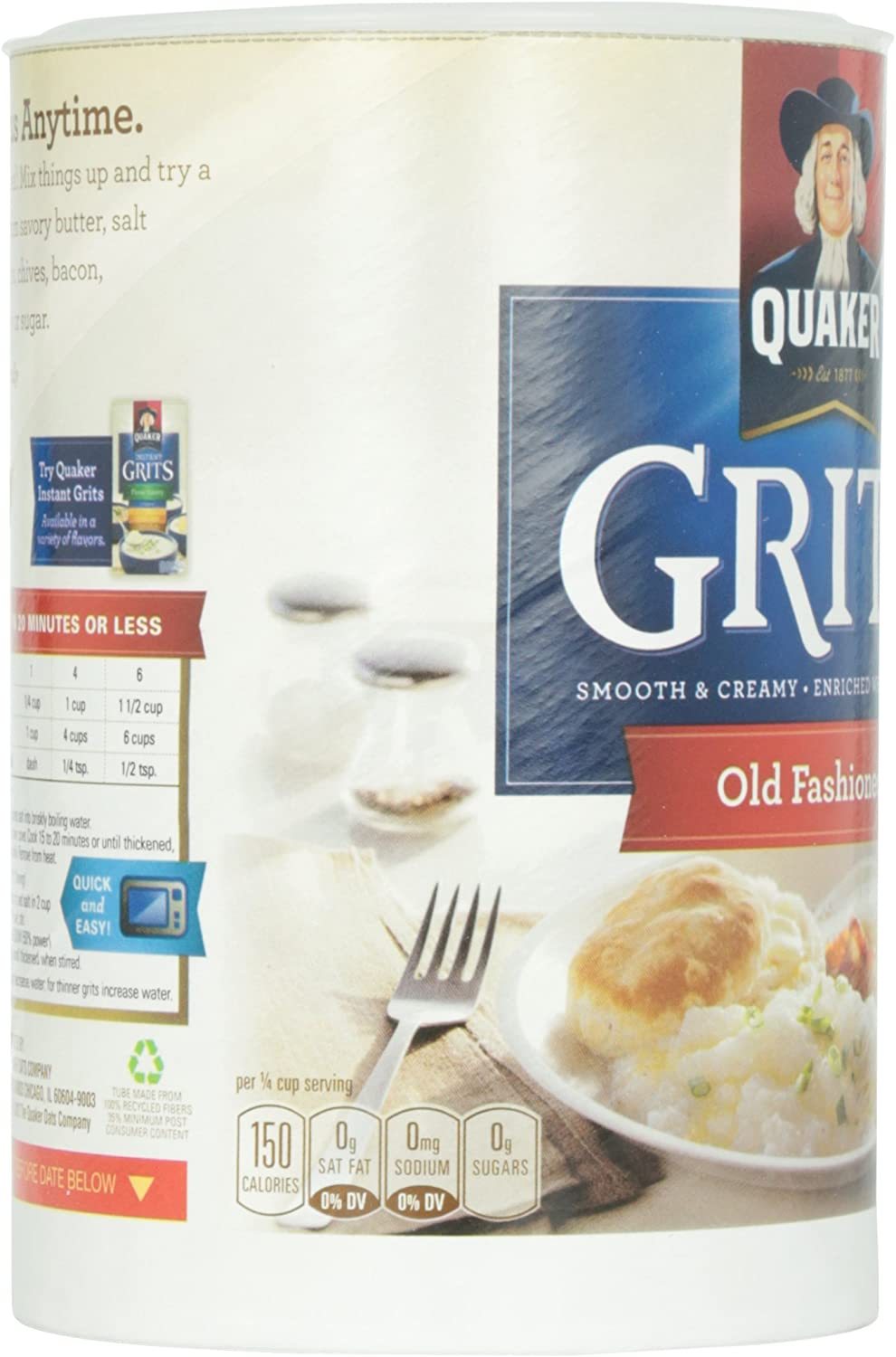 Quaker Grits Old Fashioned 680g (Damaged)