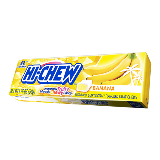 Hi-Chew Fruity Chewy Candy Banana Flavour (15 x 50g)