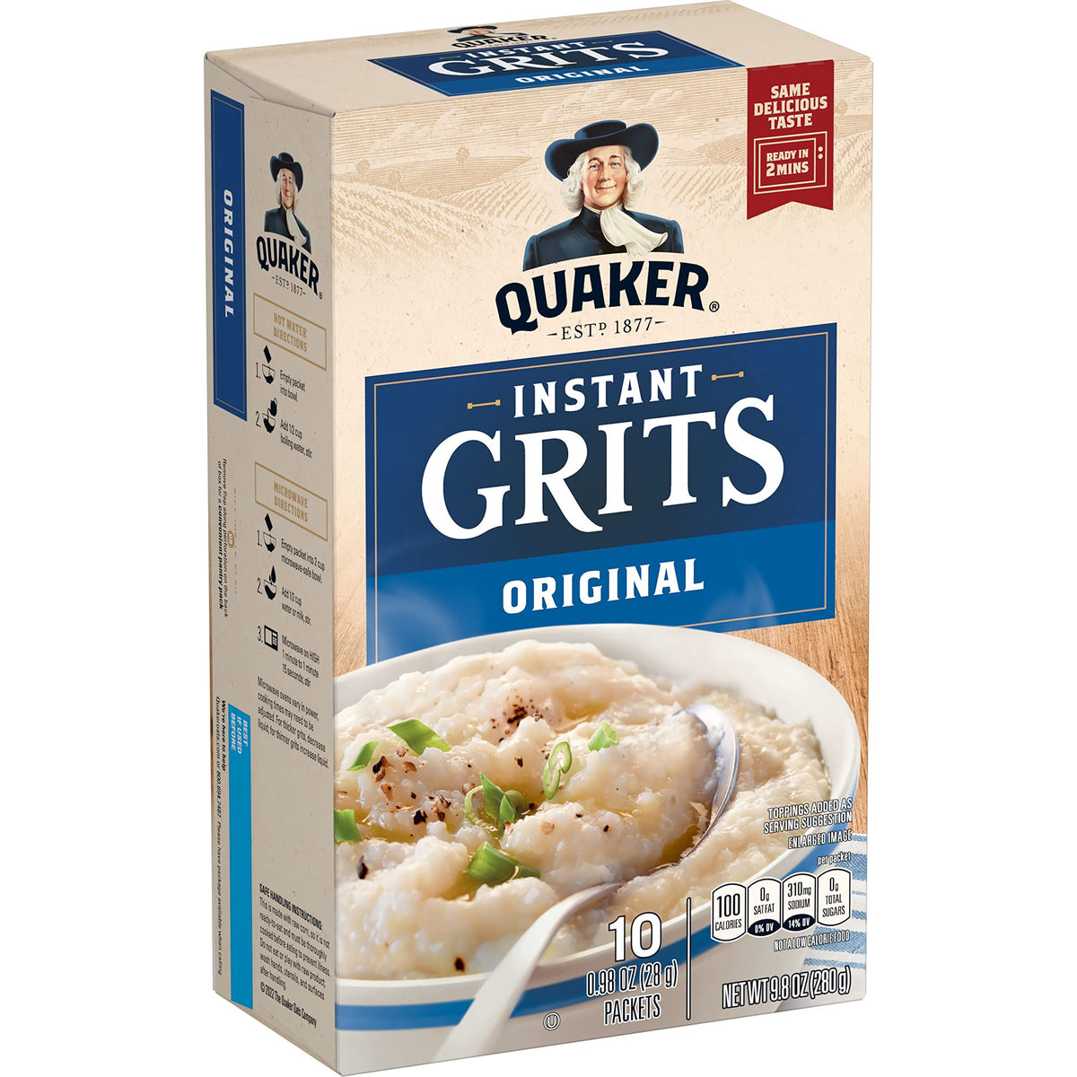 Quaker Instant Grits Original 280g(BBD SEPT 2026)