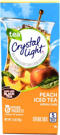 Crystal Light Peach Iced Tea Pitcher Pack Drink Mix 42g
