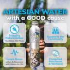 RainForest Artesian Water from Costa Rica. Aluminium Reusable Bottle 750mL