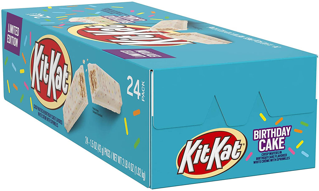Kit Kat Birthday Cake Crisp Wafer Bar 42g (Best Before Date:- 01/2026)
