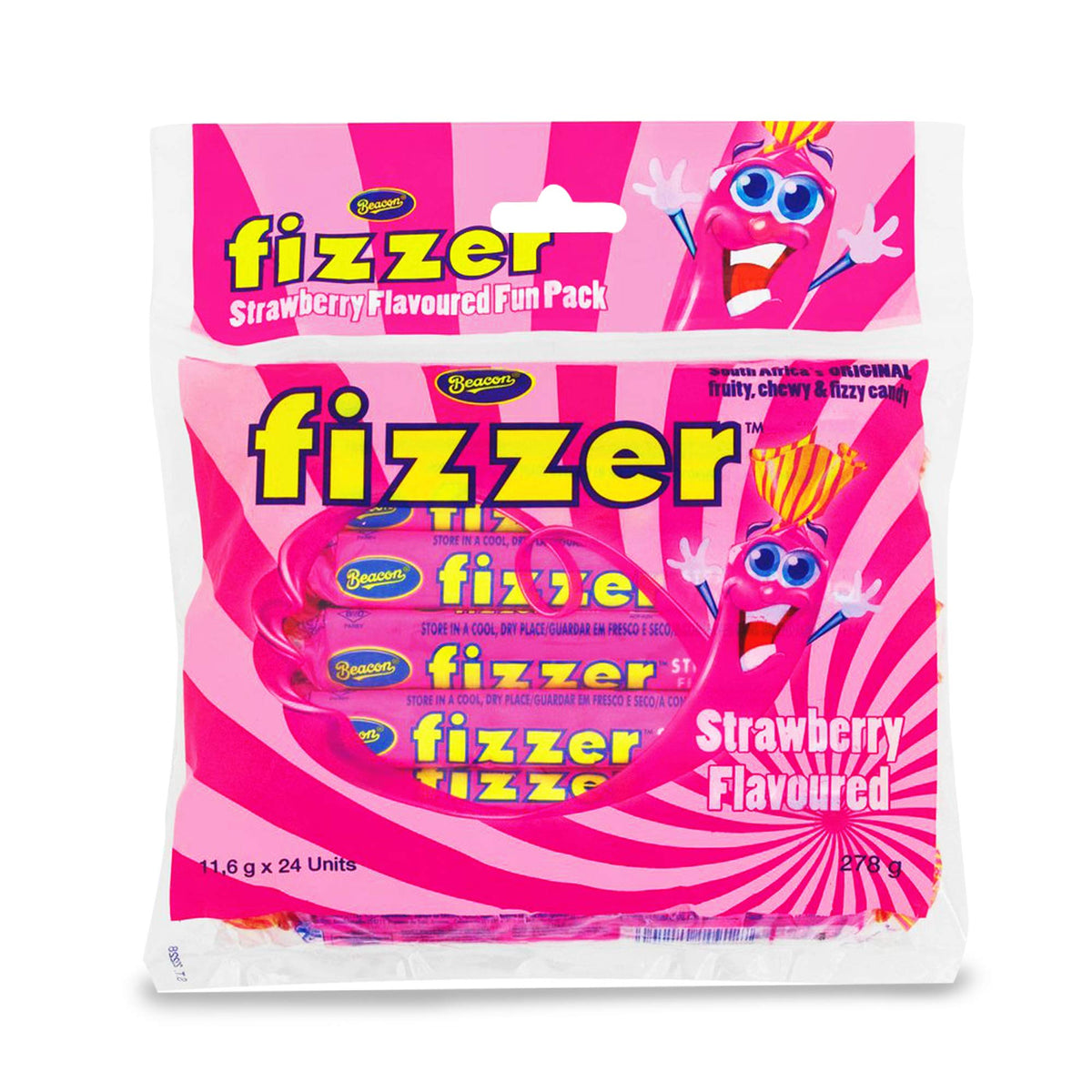 Beacon Fizzer Strawberry Flavoured 278g (Best Before : April 2026)