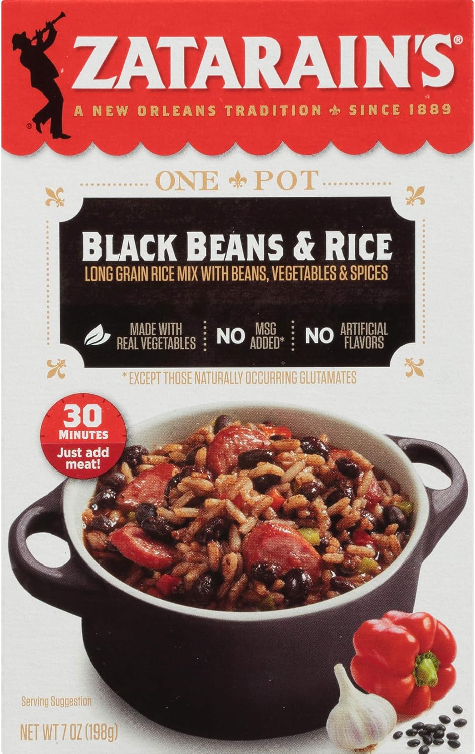 Zatarain's Black Beans and Rice Mix 226g