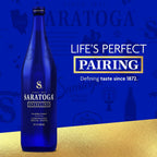 Saratoga Glass Twist Sparkling Water 828ml (Pack of 12)