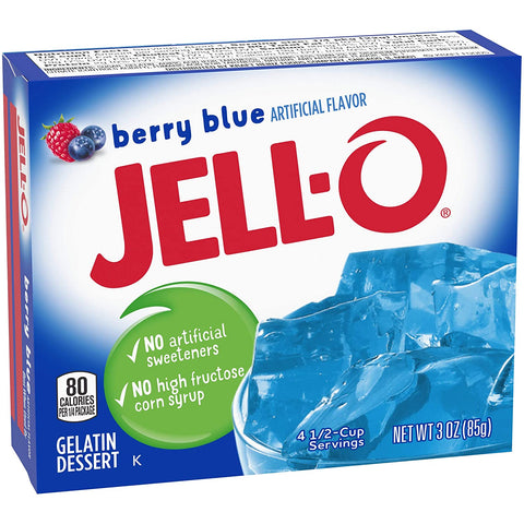 Jell-O Fruit Flavours Pudding & Pie Filling : SUGAR FREE Colours Variety Pack