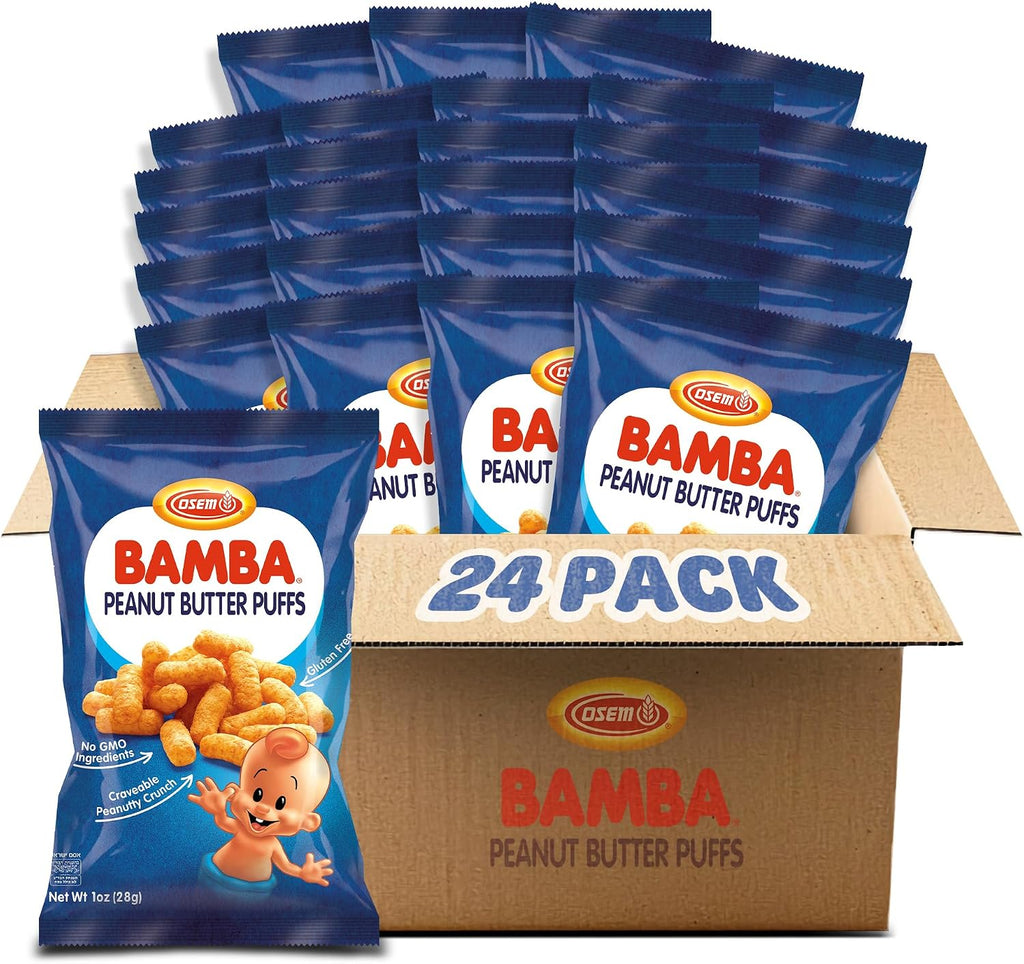 Osem Bamba Peanut Butter Puffs (24 x 25g)