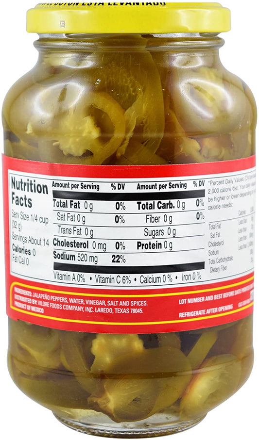La Costena Nachos Pickled Jalapeno Nacho Slices Jar 440g