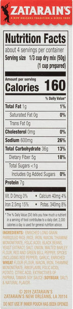 Zatarain's Black Beans and Rice Mix 226g