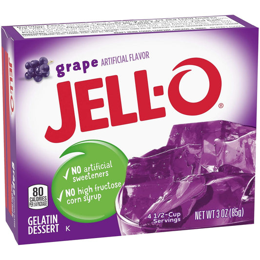 Jell-O Fruit Flavours Pudding & Pie Filling : SUGAR FREE Colours Variety Pack