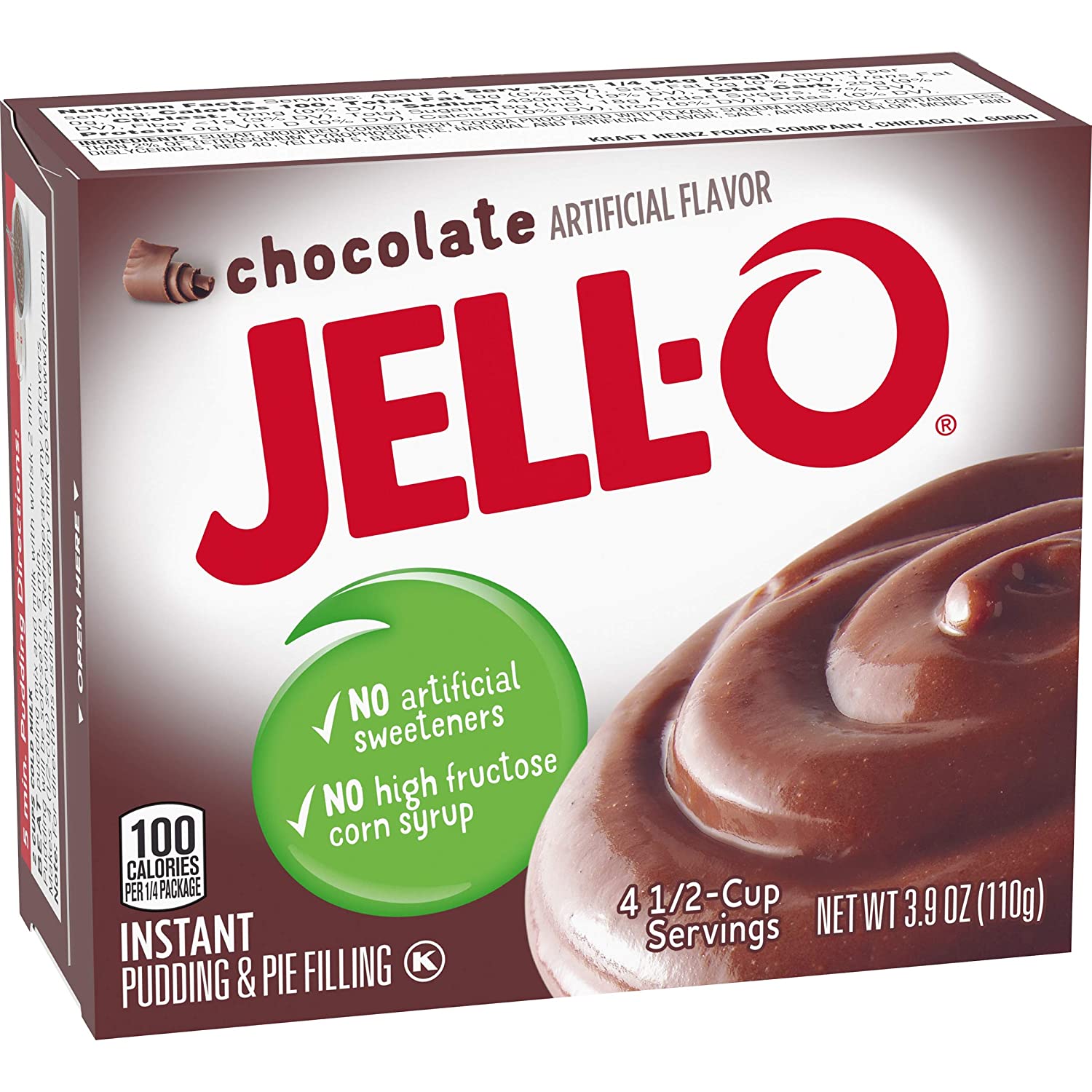 Jell-O Instant Chocolate Pudding & Pie Filling 110g(Best Before Date:- 27/Oct/2026)