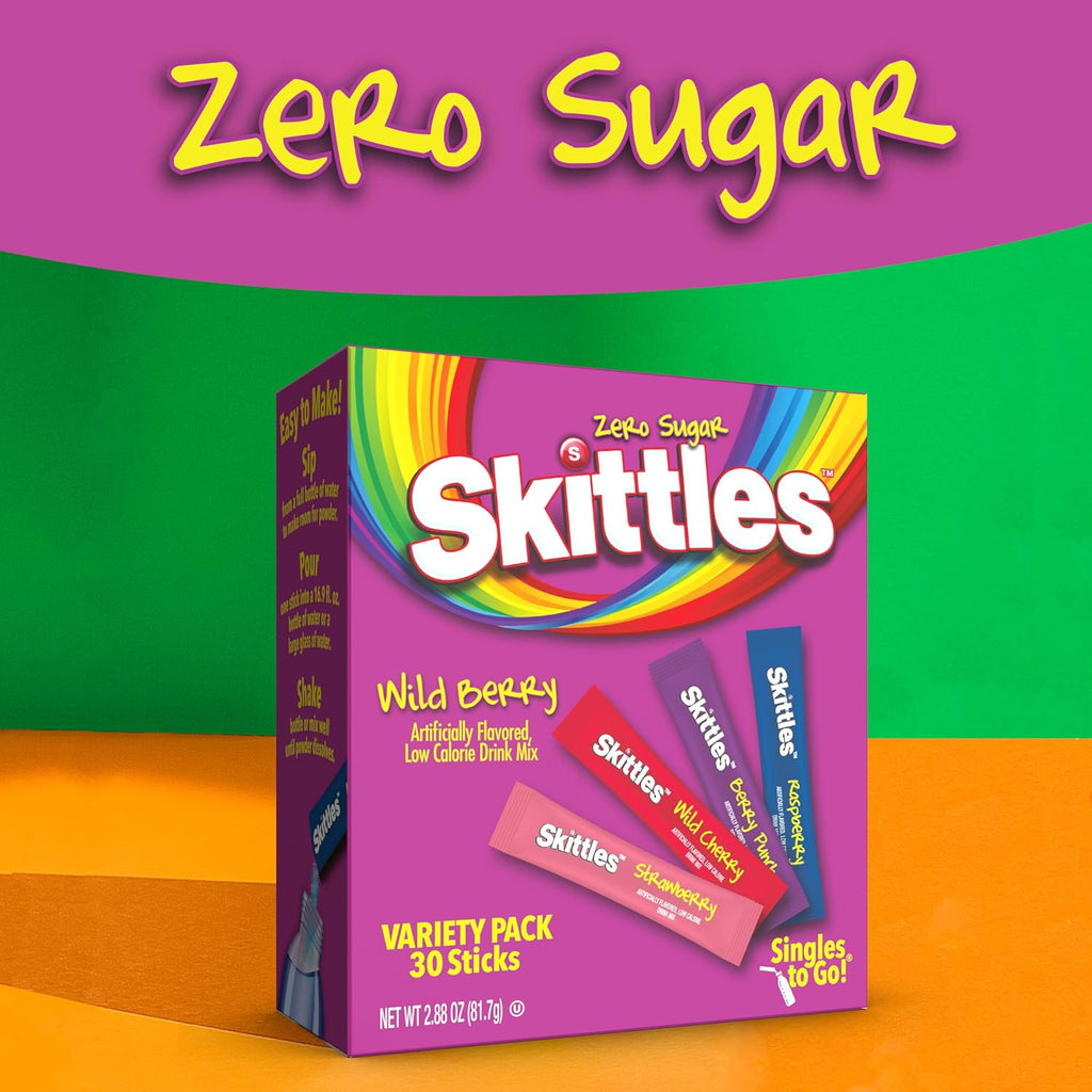 Skittles WILD BERRY Variety Pack 30 Sticks 75g