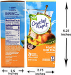 Crystal Light Peach Iced Tea Pitcher Pack Drink Mix 42g (Best Before : 10 Sep 2026)