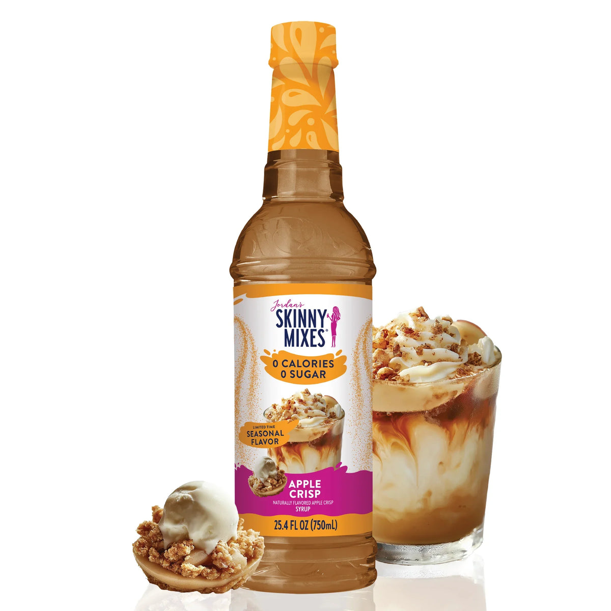 Skinny Syrups Sugar Free Apple Crisp 750ml