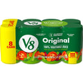 V8 Original 100% Vegetable Juice (8 x 165ml)-Best Before Date August 2025