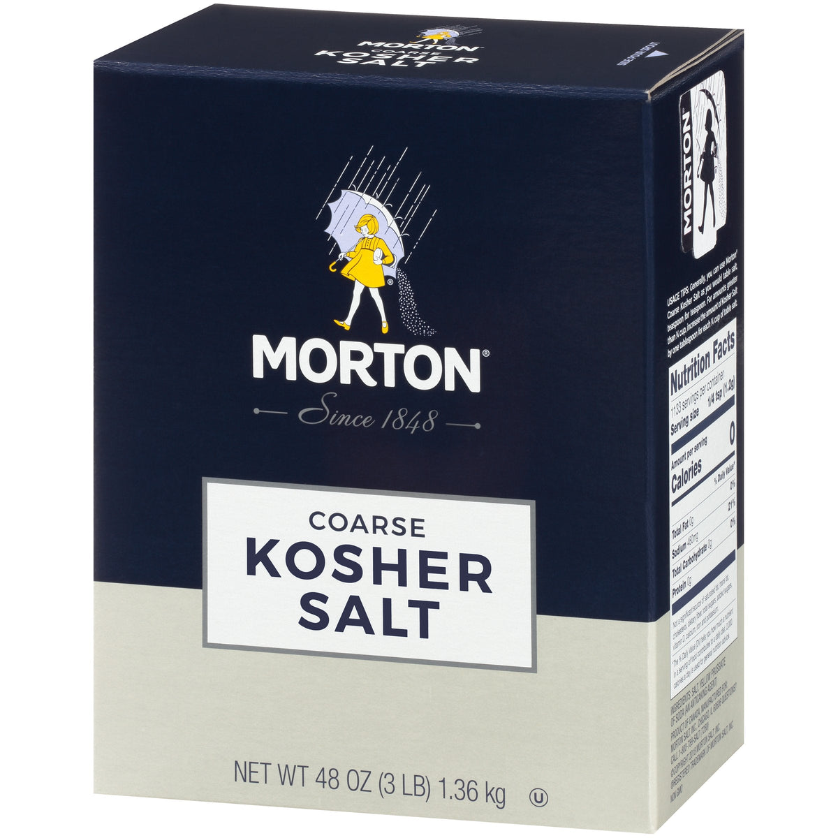 Morton Coarse Kosher Salt 1.36kg (Only Wet)