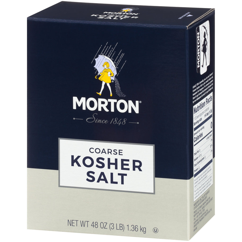 Morton Coarse Kosher Salt 1.36kg (Only Wet)