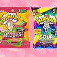 Warheads Bags Bundle Extreme sour 85g | Wedgies 99g | Mega sour booms 71g | Assorted sour 56g