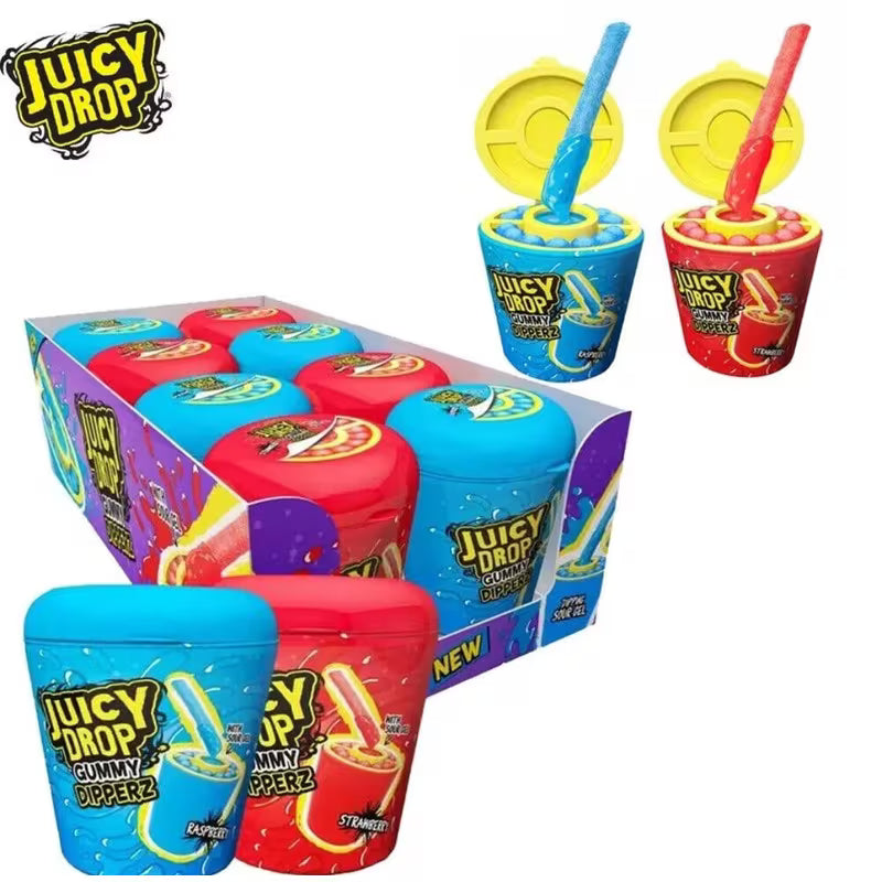 Juicy Drop Gummy Dippers Candy (Pack Of 3) (Best Before : 02 Oct 2025)