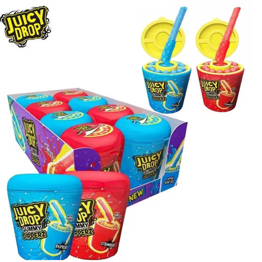 Juicy Drop Gummy Dippers Candy (Pack Of 3) (Best Before : 02 Oct 2025)