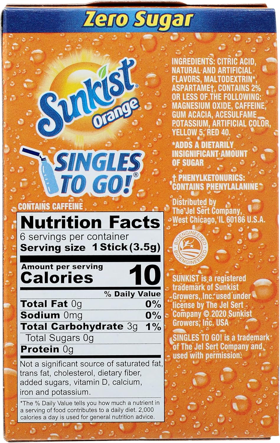 Sunkist Orange 21g