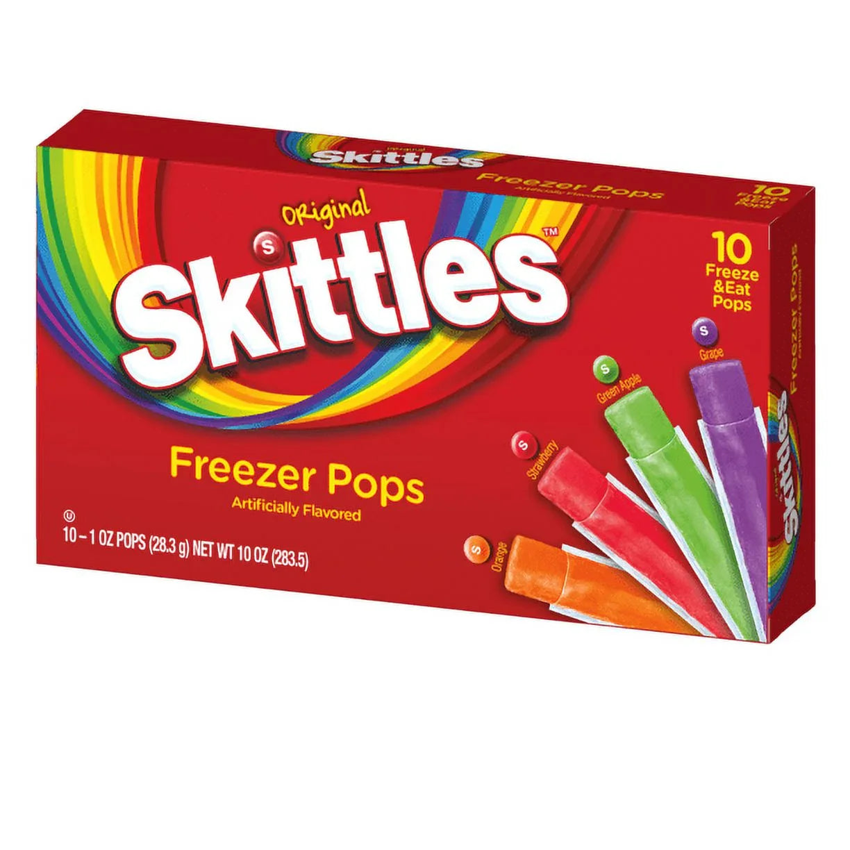 Skittles Original Freezer Pops 283g(Best Before Date January 2026)
