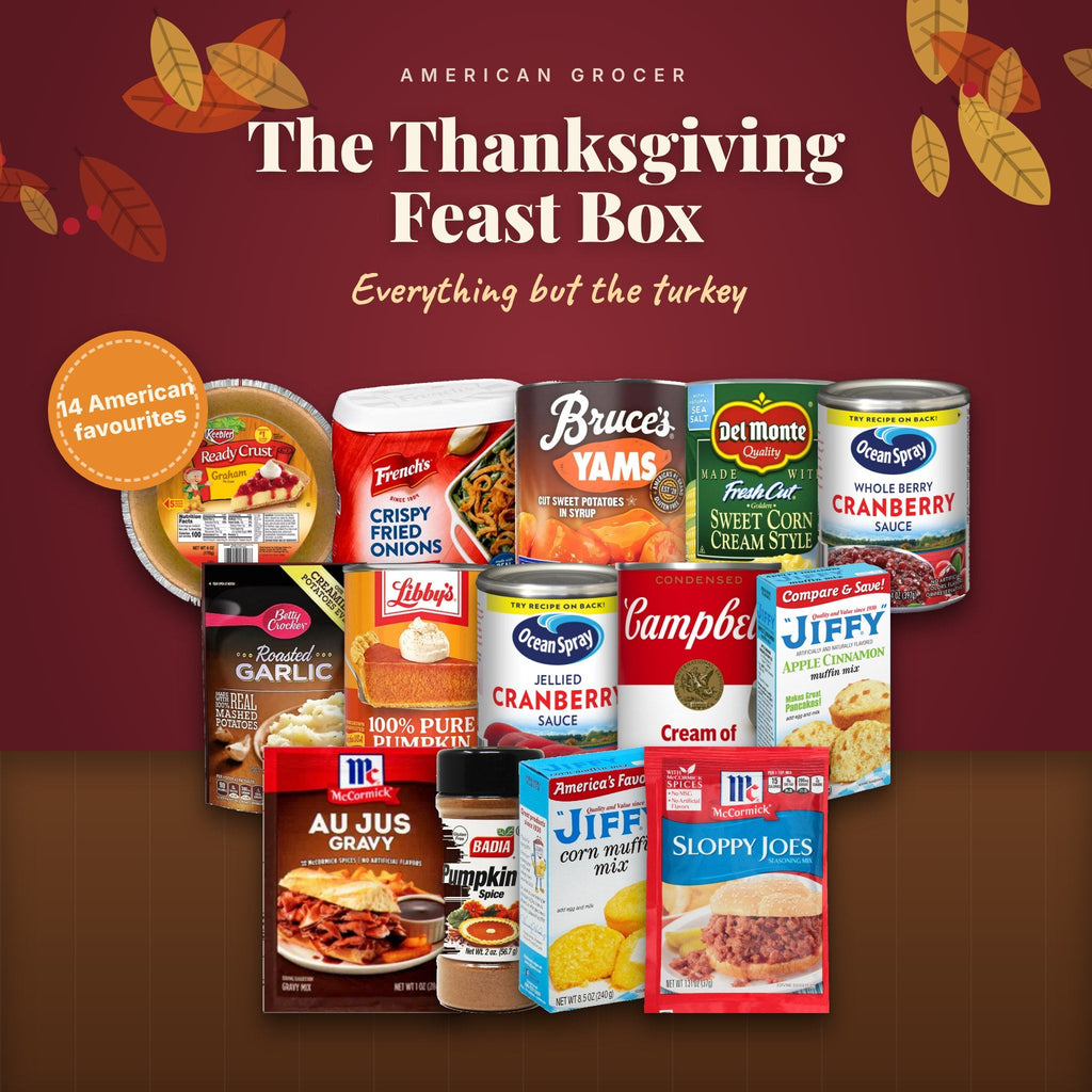 Thanksgiving Feast Box 🦃 | Complete American Thanksgiving Dinner Kit | 14 Items