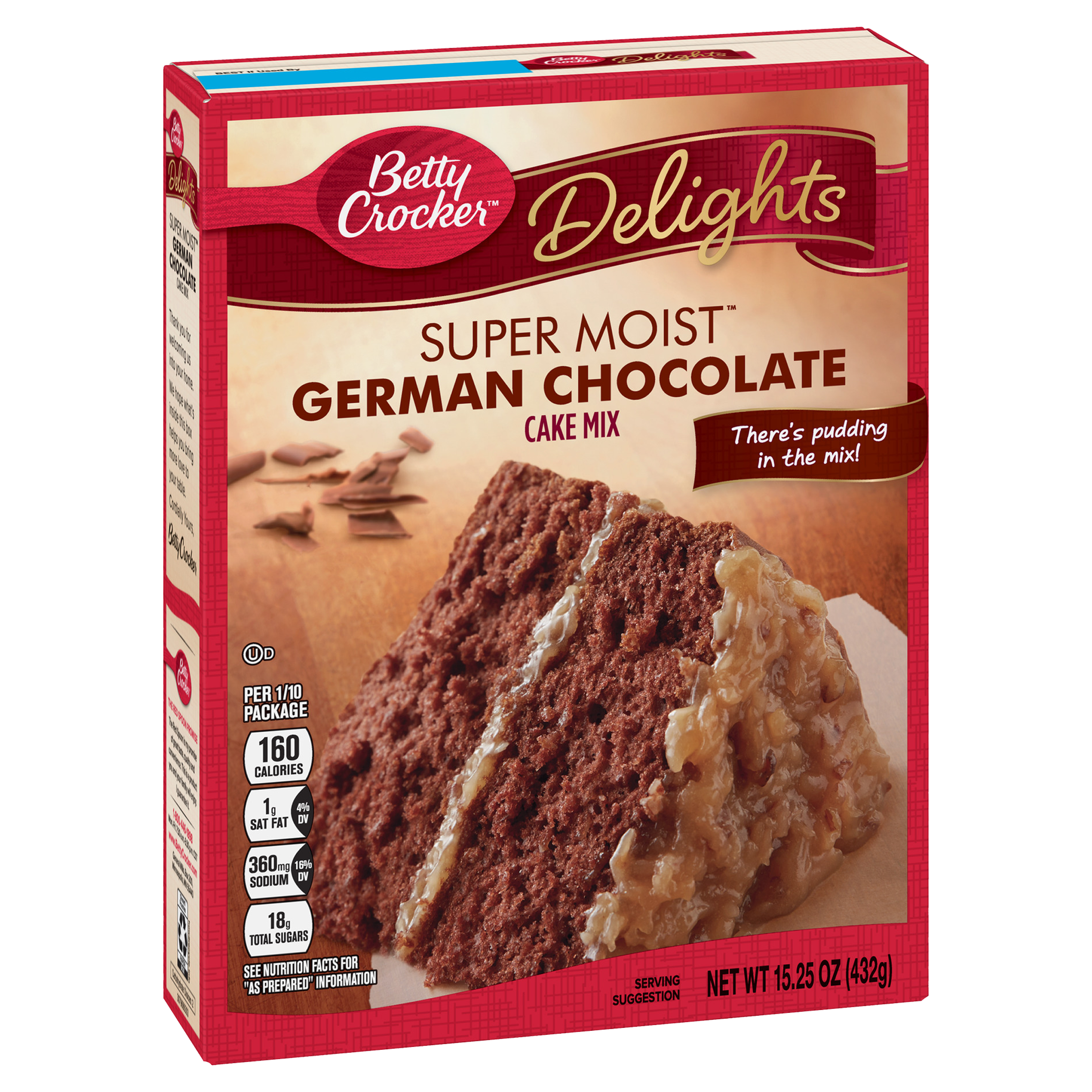 Betty Crocker Super Moist German Chocolate Cake Mix 432g sold by American Grocer in the UK