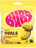 Bubs Candy Sweet Ovals Banana Toffee 156g