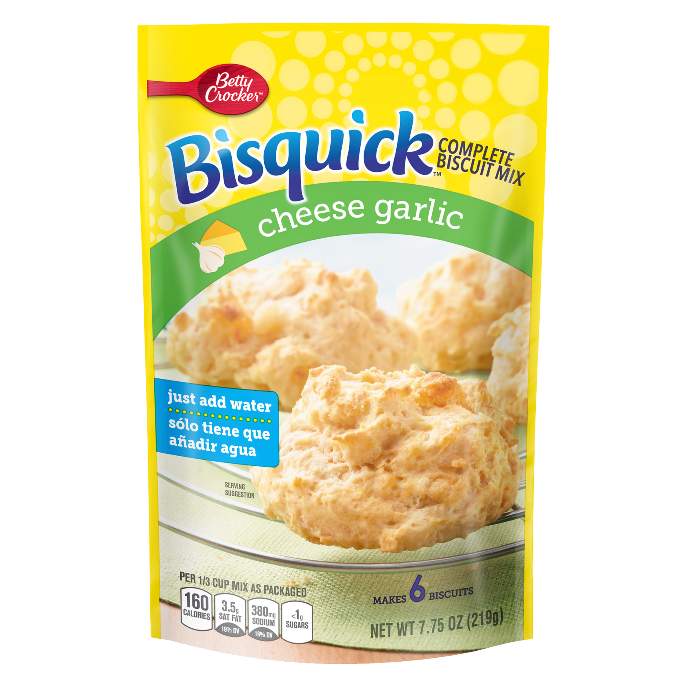 Betty Crocker Bisquick Cheese Garlic Complete Biscuit Mix 219g sold by American Grocer in the UK