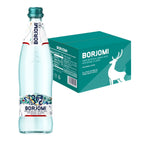Mineral Water Borjomi Sparkling Water 500ml Glass Bottle (Pack Of 12)