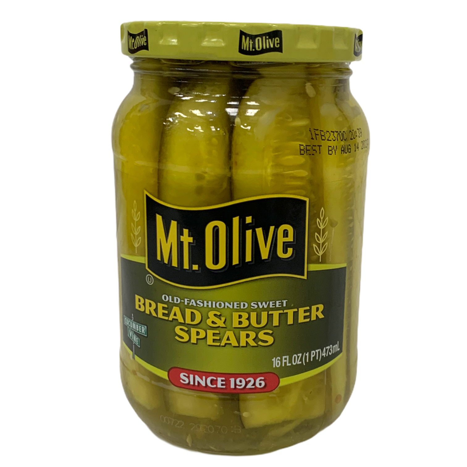 Mt. Olive Bread & Butter Spears 473ml (Best Before : 05 August 2026)