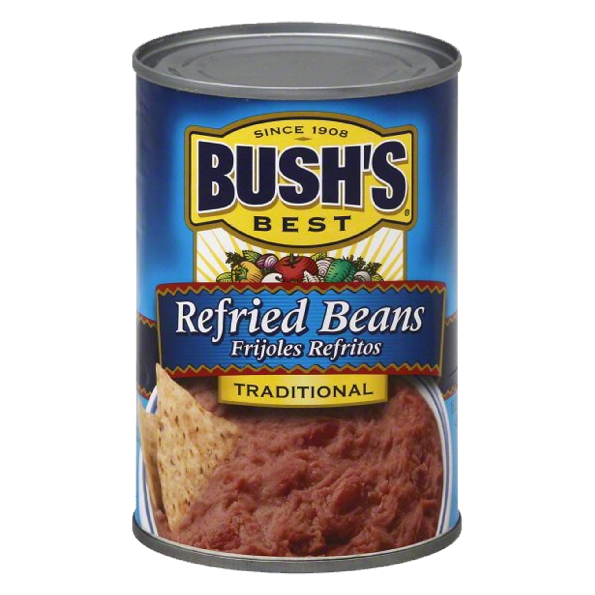 Bush's Best Traditional Refried Beans 454g sold by American Grocer in the UK