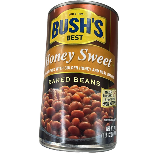 Bush's Best Baked Beans Honey Sweet (with Golden Honey and Real Bacon 28 oz