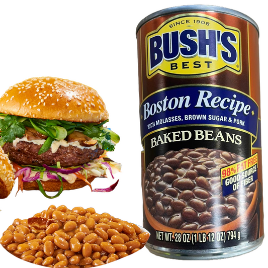 Bush's Best Baked Beans with Boston Recipe Rich Molasses, Brown Sugar 794g