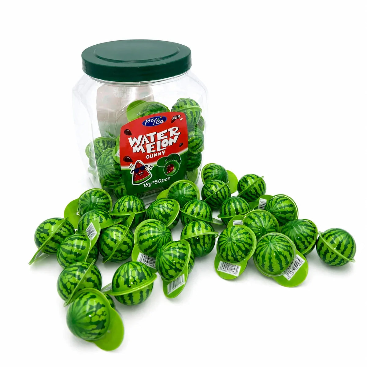 Jellylicious Water Melon Gummy Original Tub 18g*50pcs