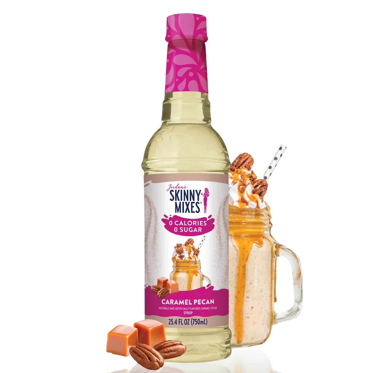 Sugar Free Caramel Pecan Syrup (Pack Of 3 Bundle)