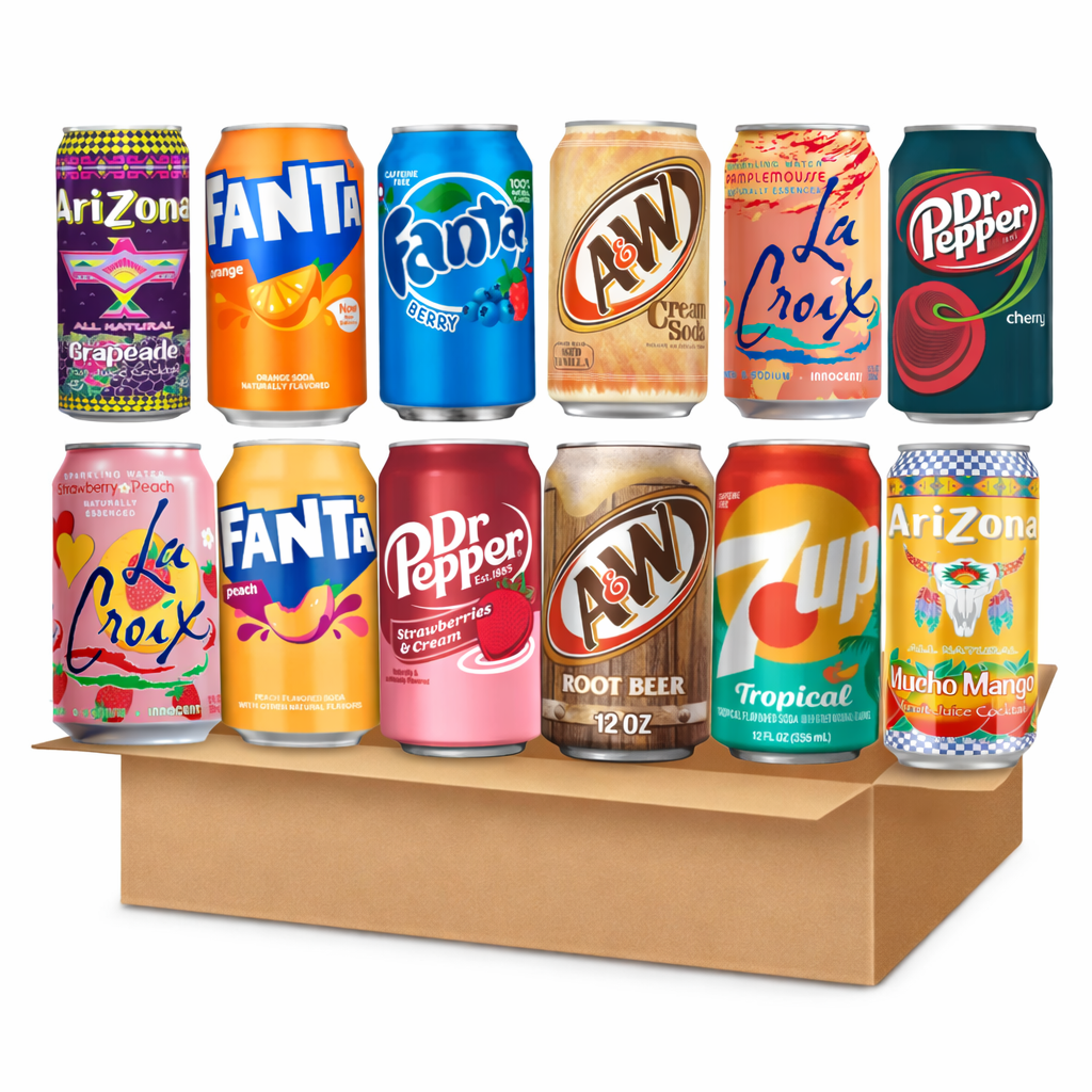 12 x American Drinks/Soda Bundle | A Bargain For Drinks!