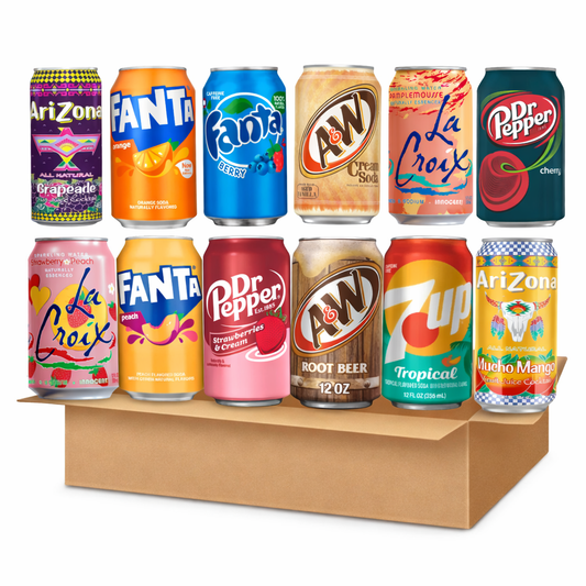 12 x American Drinks/Soda Bundle | A Bargain For Drinks!