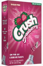 Singles To Go Crush Strawberry Drink Mix 15.6g (6 Sticks)
