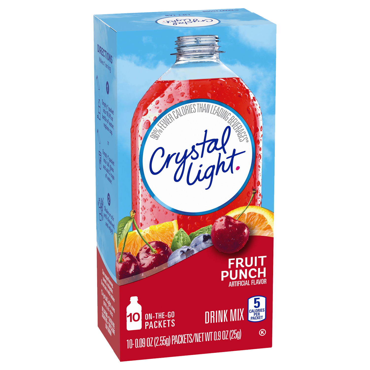 Crystal Light On The Go Fruit Punch Drink Mix 25g sold by American grocer Uk