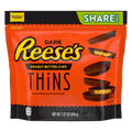 Reese's Thins Dark Chocolate & Peanut Butter Cups Bag 208g(Best Before Date :- 06/2025)