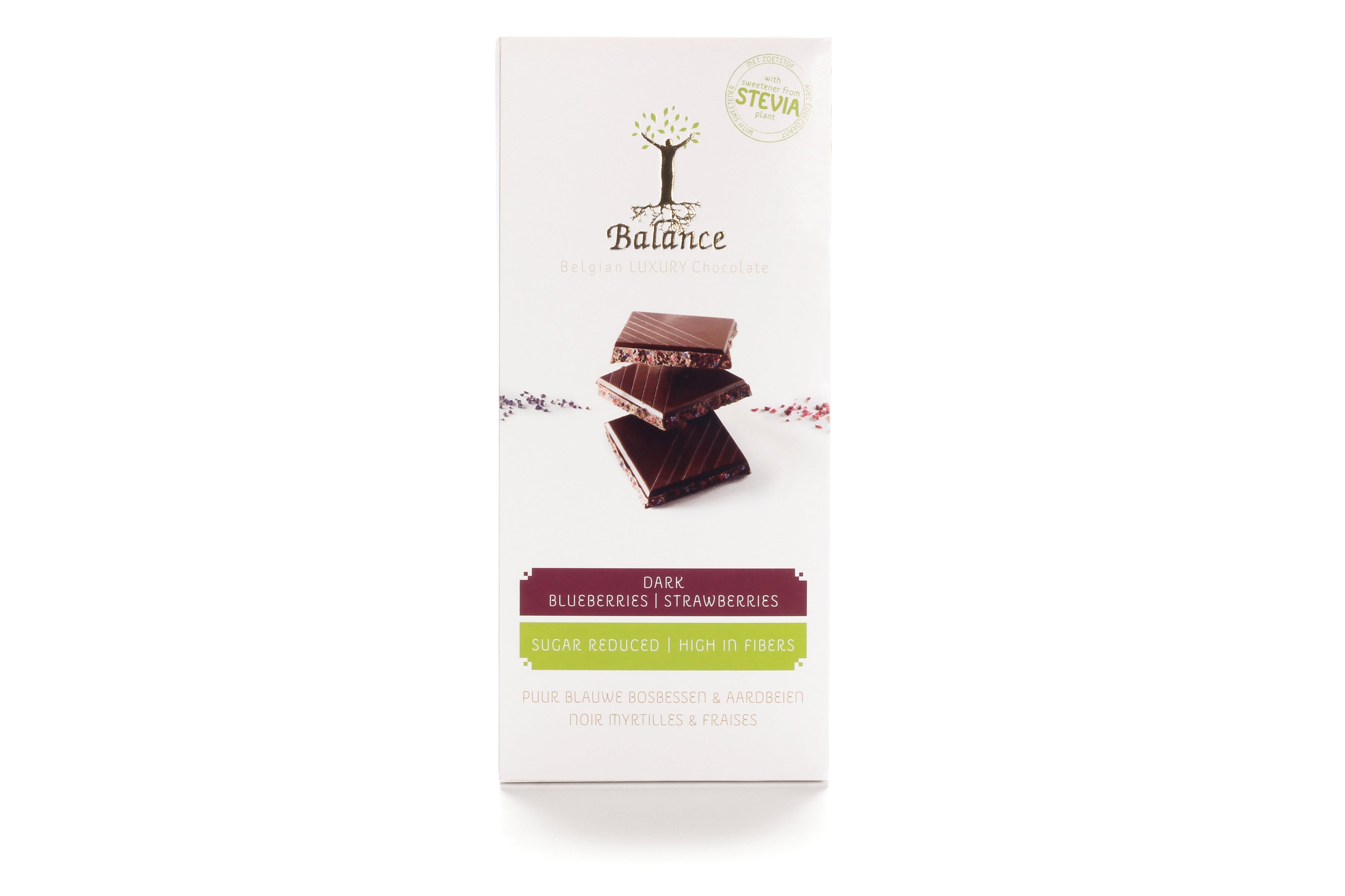 Balance Stevia Luxury tablet Dark blueberry strawberry 85g (Best Before : May 2026)