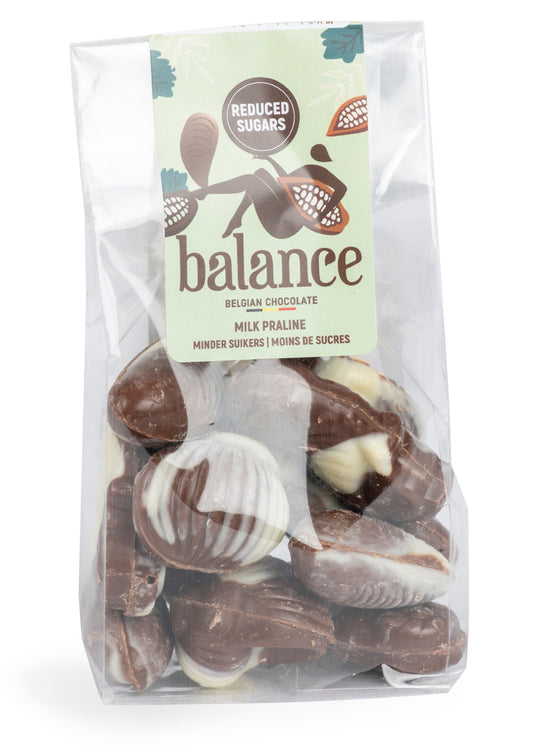 Balance transparent bag seashells 105g