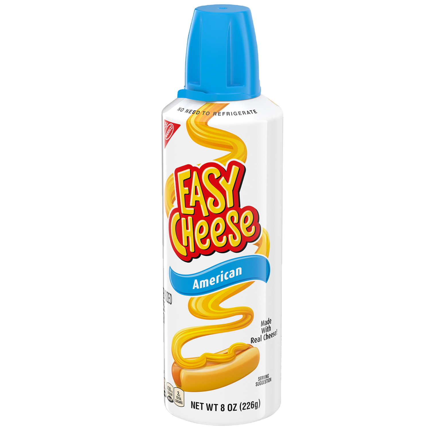 Nabisco Easy Cheese American Pasteurised Cheese Snack 226g (Best Before : 28/03/2026)