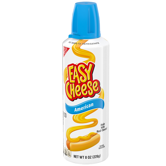 Nabisco Easy Cheese American Pasteurised Cheese Snack 226g (Best Before : 18 July 2026)
