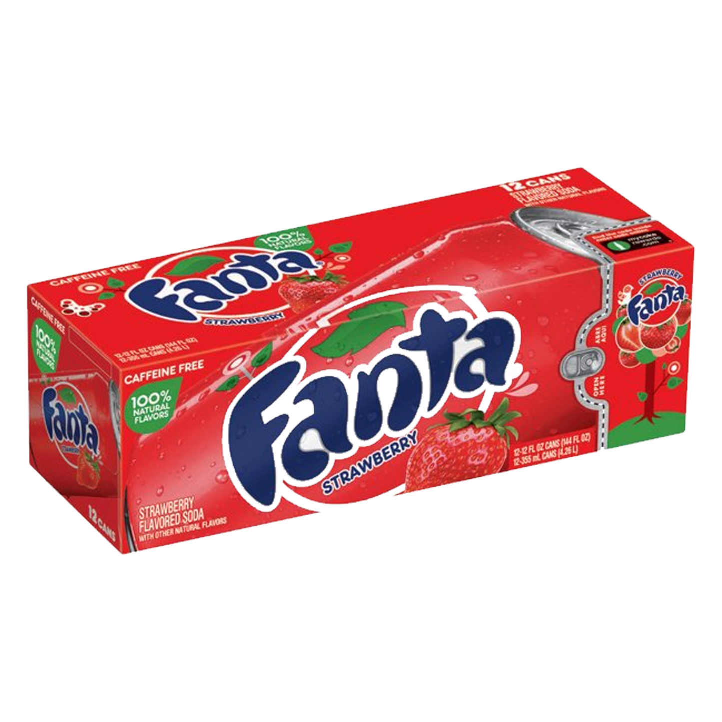 Fanta Strawberry Flavoured Soda 355ml (Best Before 24/11/25)